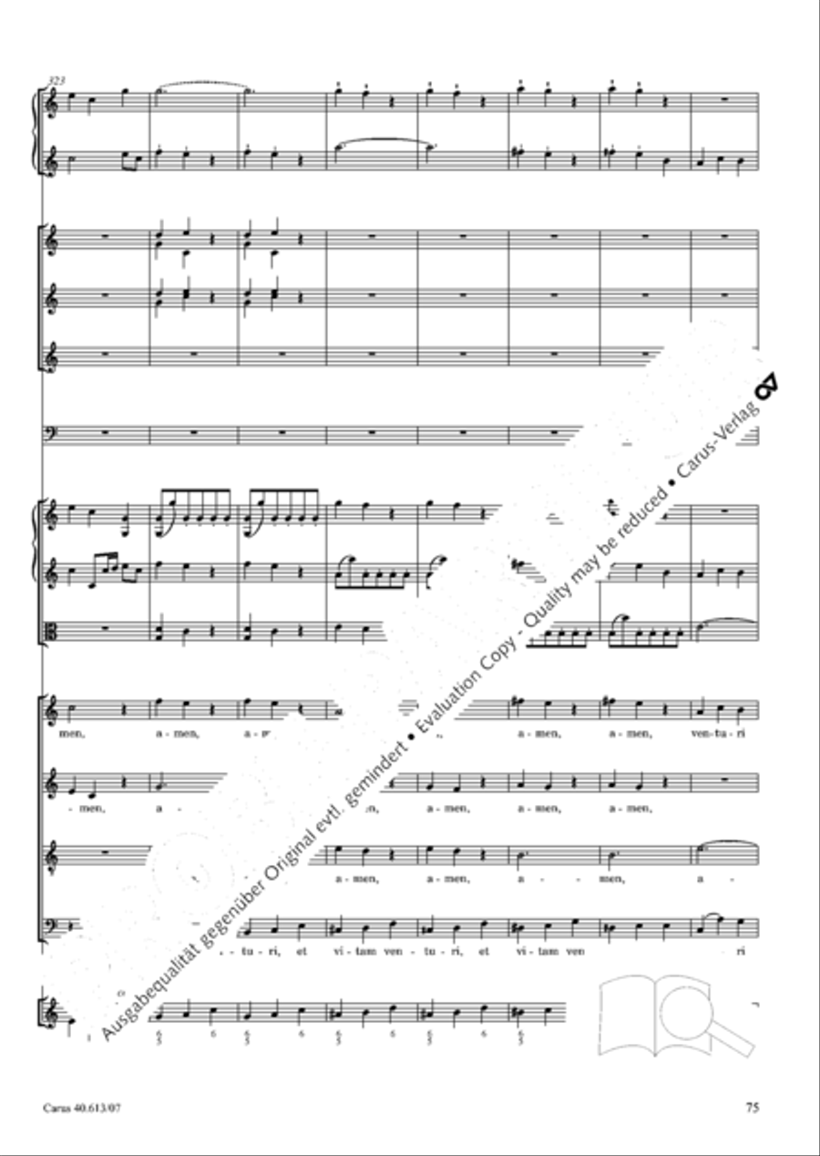 Mass in C (Missa in C) 4-Part scores gallery preview page 82