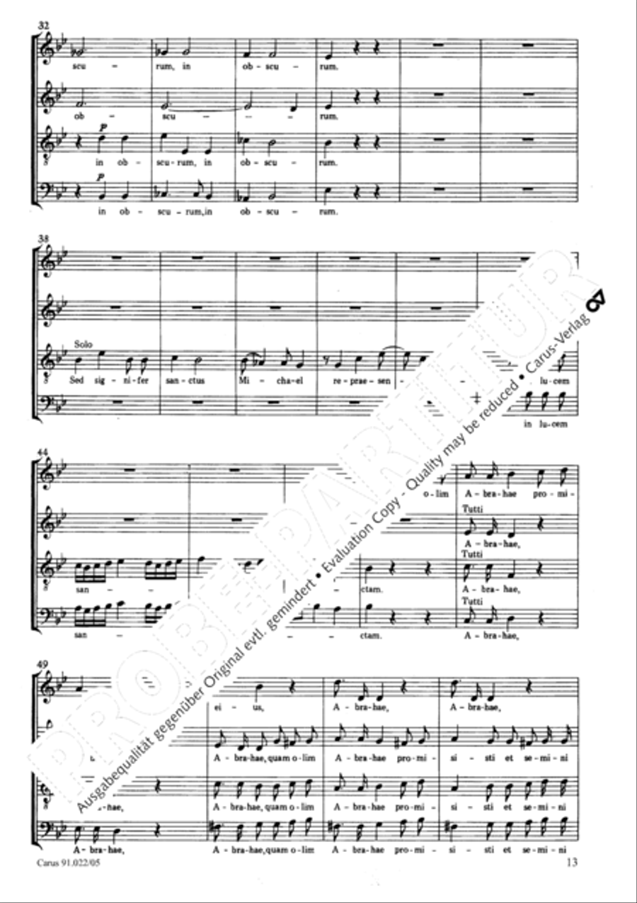 Requiem in B Requiem in B 4-Part scores gallery preview page 14