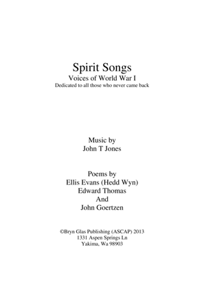Spirit Songs: Voices of WWI