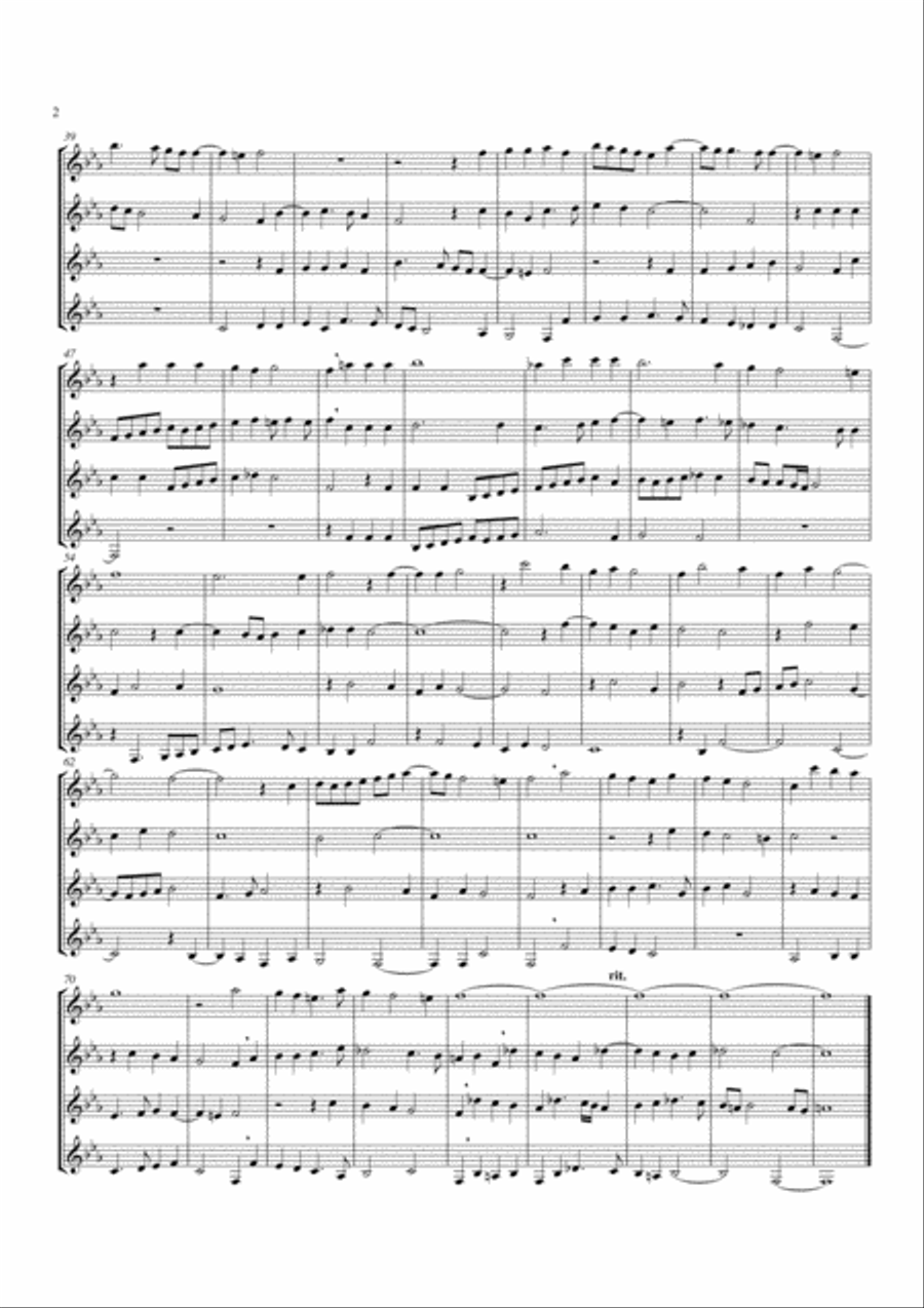 Magi Viderunt Stellam Clarinet Quartet scores gallery preview page 2