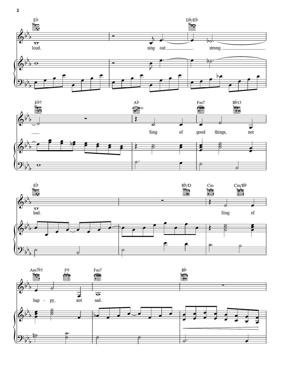 Sing Acoustic Guitar scores gallery preview page 2