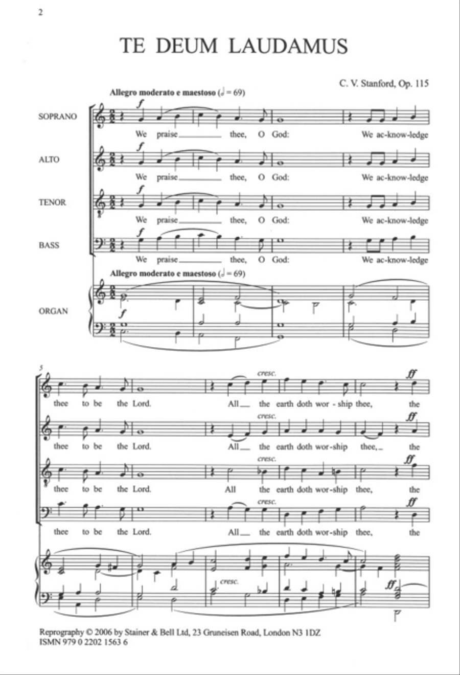 Te Deum in C