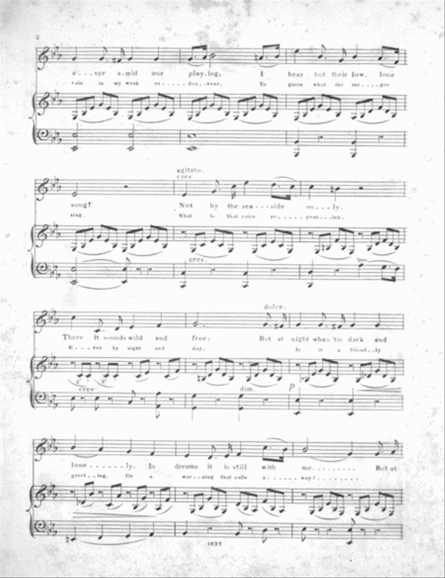 What Are The Wild Waves Saying? Duett Between Paul & Florence in Domby and Son Voice scores gallery preview page 2