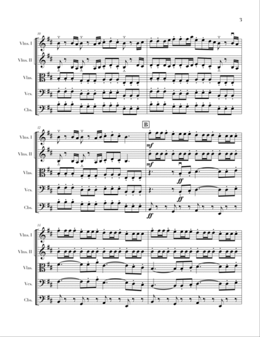 Dragonborn (skyrim Theme) String Orchestra scores gallery preview page 3