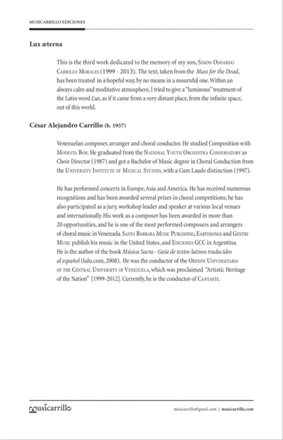 Lux aeterna Divisi scores gallery preview page 2