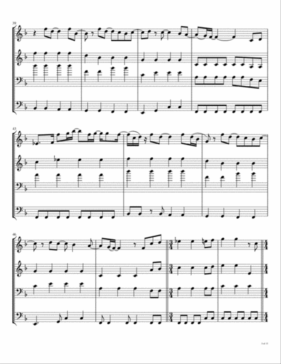 Hey Jude Brass Ensemble scores gallery preview page 6