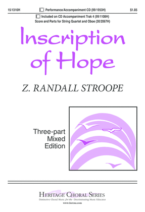 Book cover for Inscription of Hope