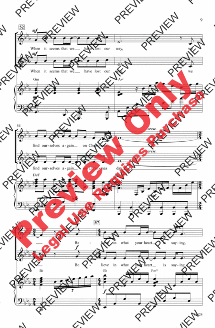 Believe 2-Part scores gallery preview page 9