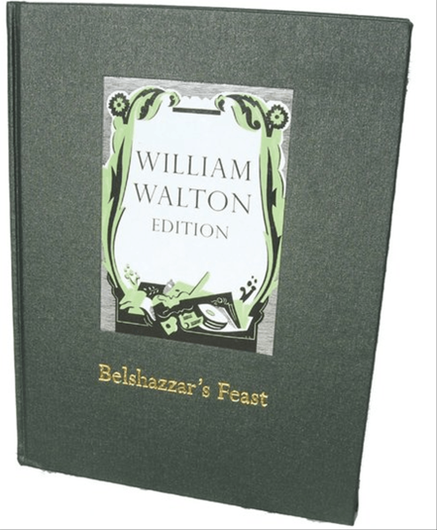 Belshazzar's Feast 4-Part scores gallery preview page 1