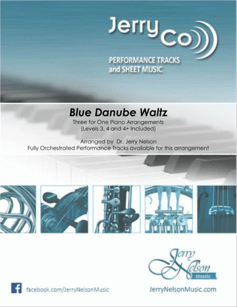 Blue Danube Waltz, The (3 for 1 PIANO Arrangements) Piano Solo scores gallery preview page 1