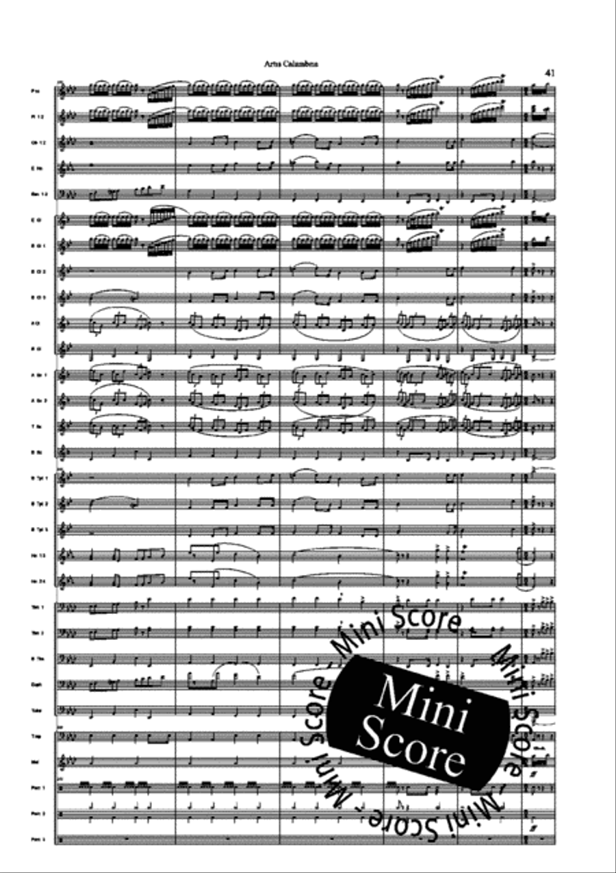 Artis Calambria Concert Band scores gallery preview page 43