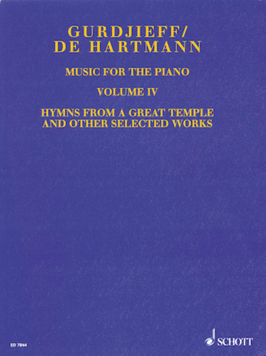 Music for the Piano – Volume IV Piano Solo scores gallery preview page 1