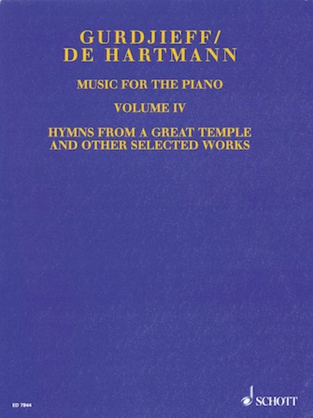 Music for the Piano - Volume IV