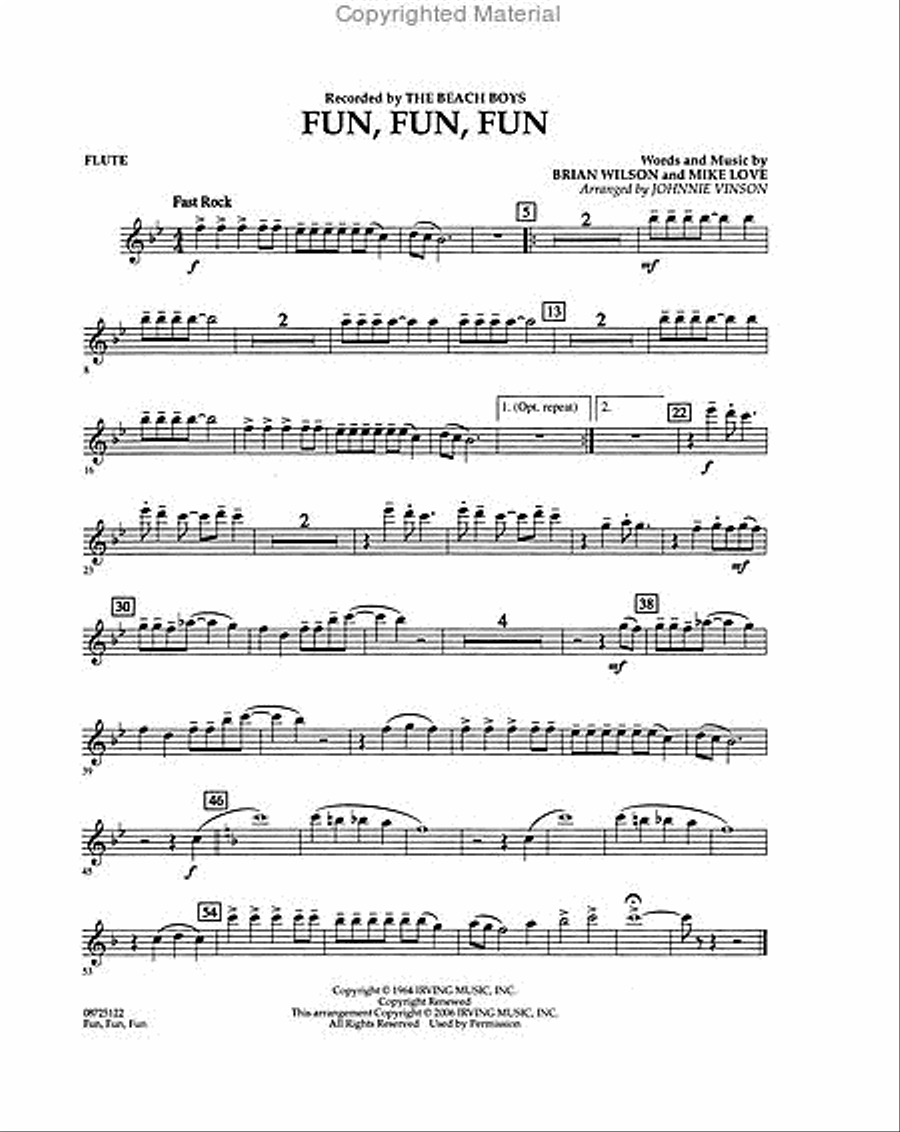 Fun, Fun, Fun Concert Band scores gallery preview page 6