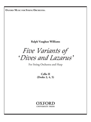 Book cover for Five Variants on 'Dives and Lazarus'