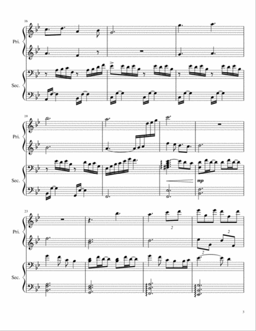 A Thousand Years A Thousand Years Piano scores gallery preview page 3