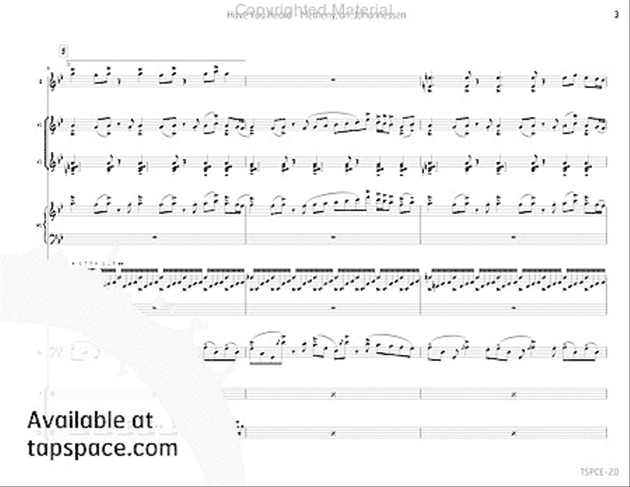 Have You Heard Percussion Ensemble scores gallery preview page 8