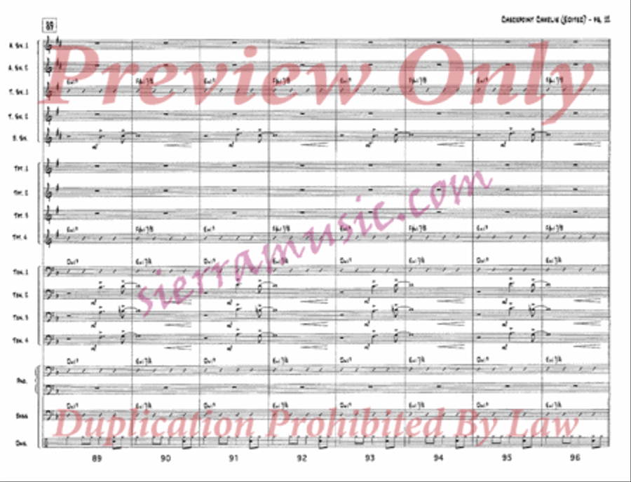 Checkpoint Charlie (Edited) Jazz Ensemble scores gallery preview page 13