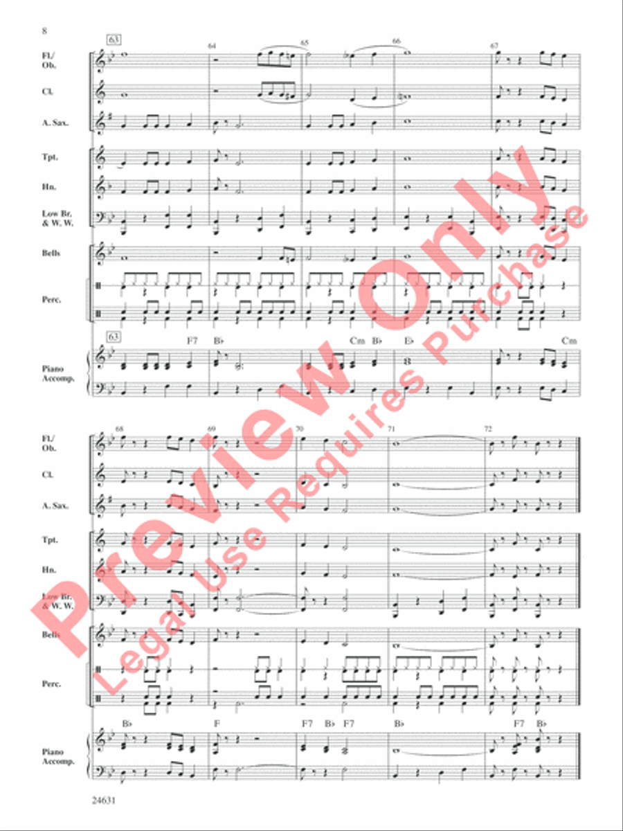 Mucho Mariachi Concert Band scores gallery preview page 9
