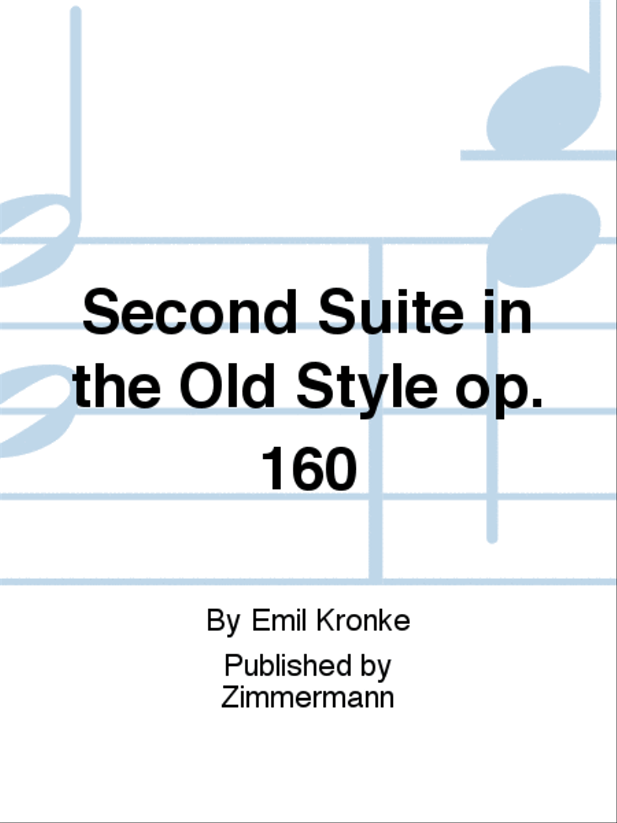 Second Suite in the Old Style Op. 160 Flute scores gallery preview page 1