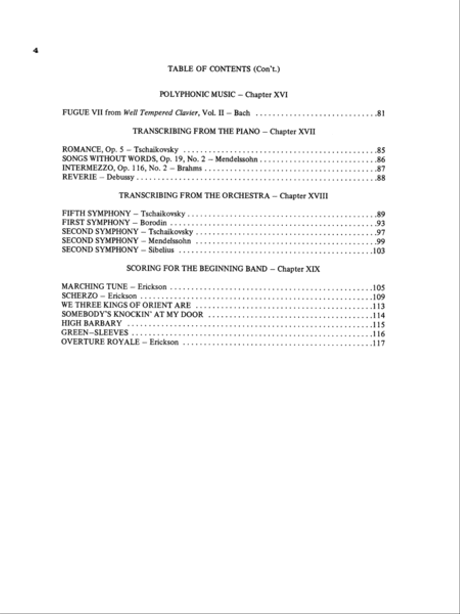 Arranging for the Concert Band Concert Band scores gallery preview page 3