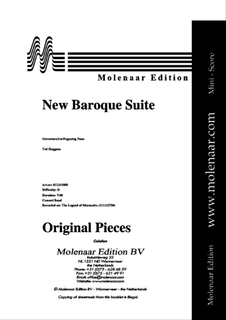 New Baroque Suite New Baroque Suite Concert Band scores gallery preview page 2