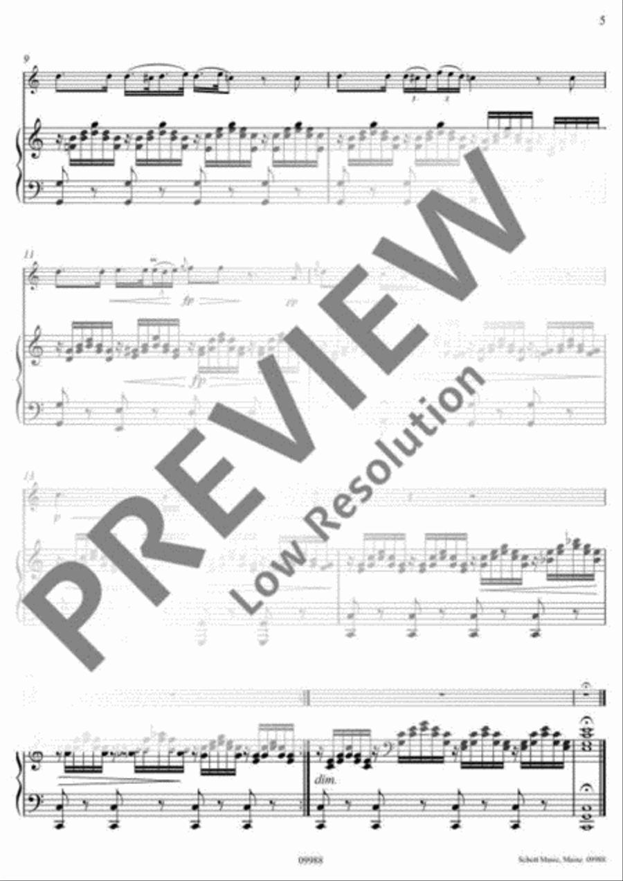 Ave Maria Flute Solo scores gallery preview page 6