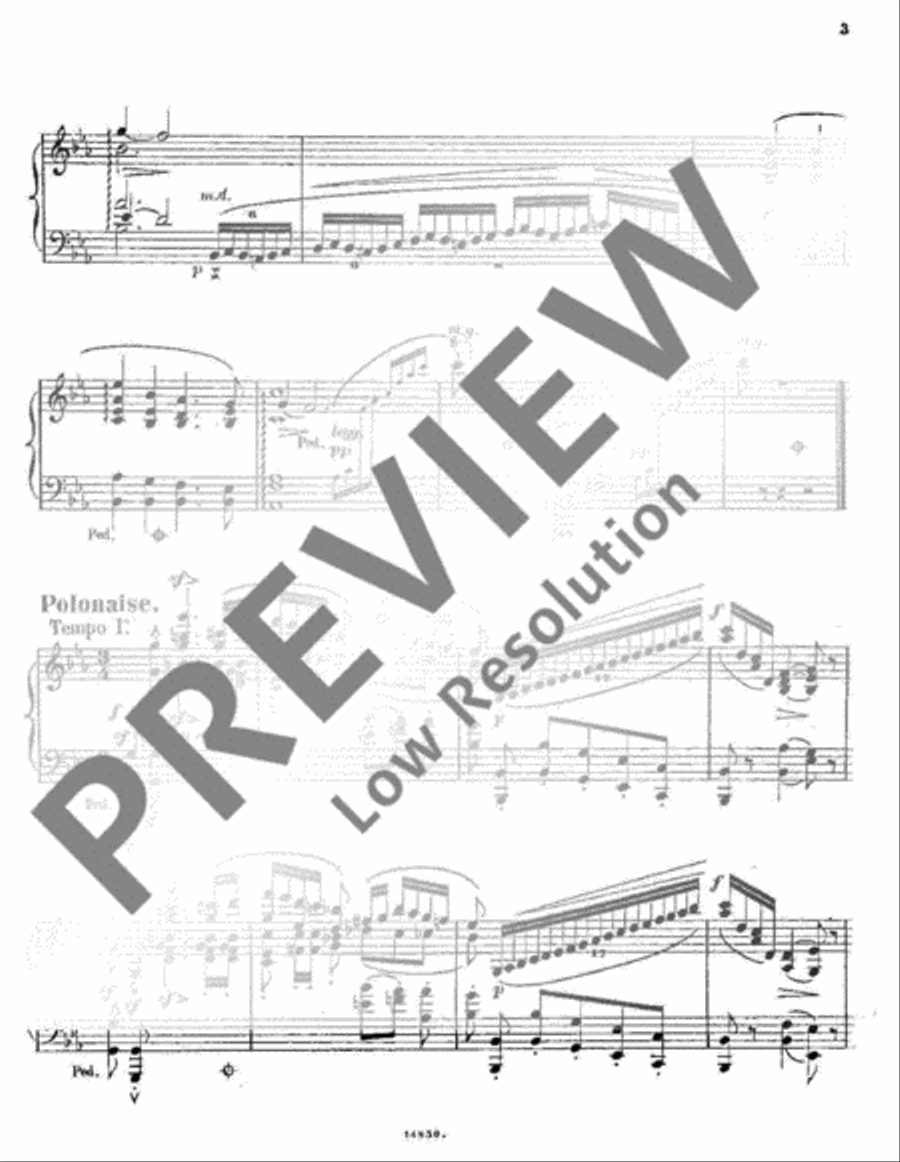 Polonaise Piano Solo scores gallery preview page 4