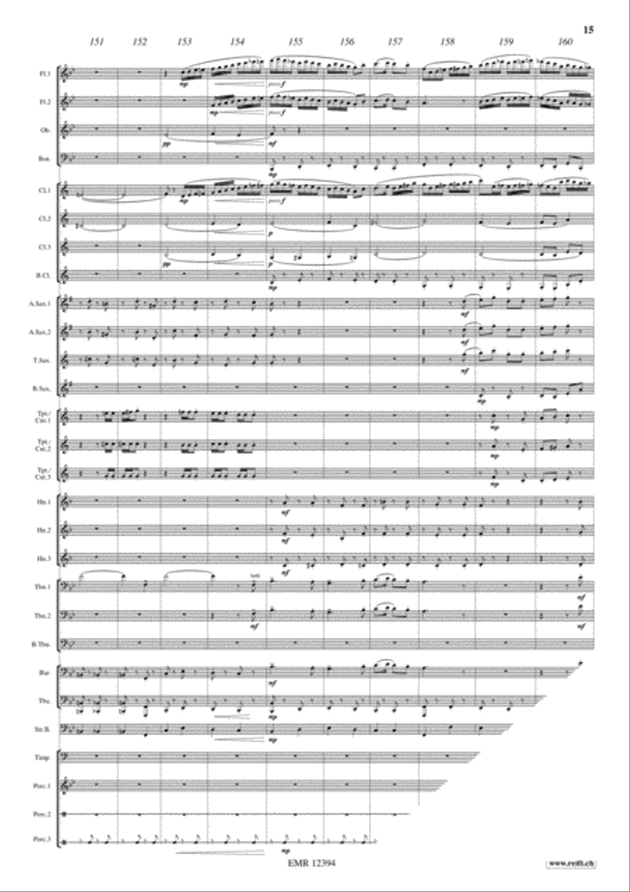 Snow White And The Seven Dwarfs Concert Band scores gallery preview page 15