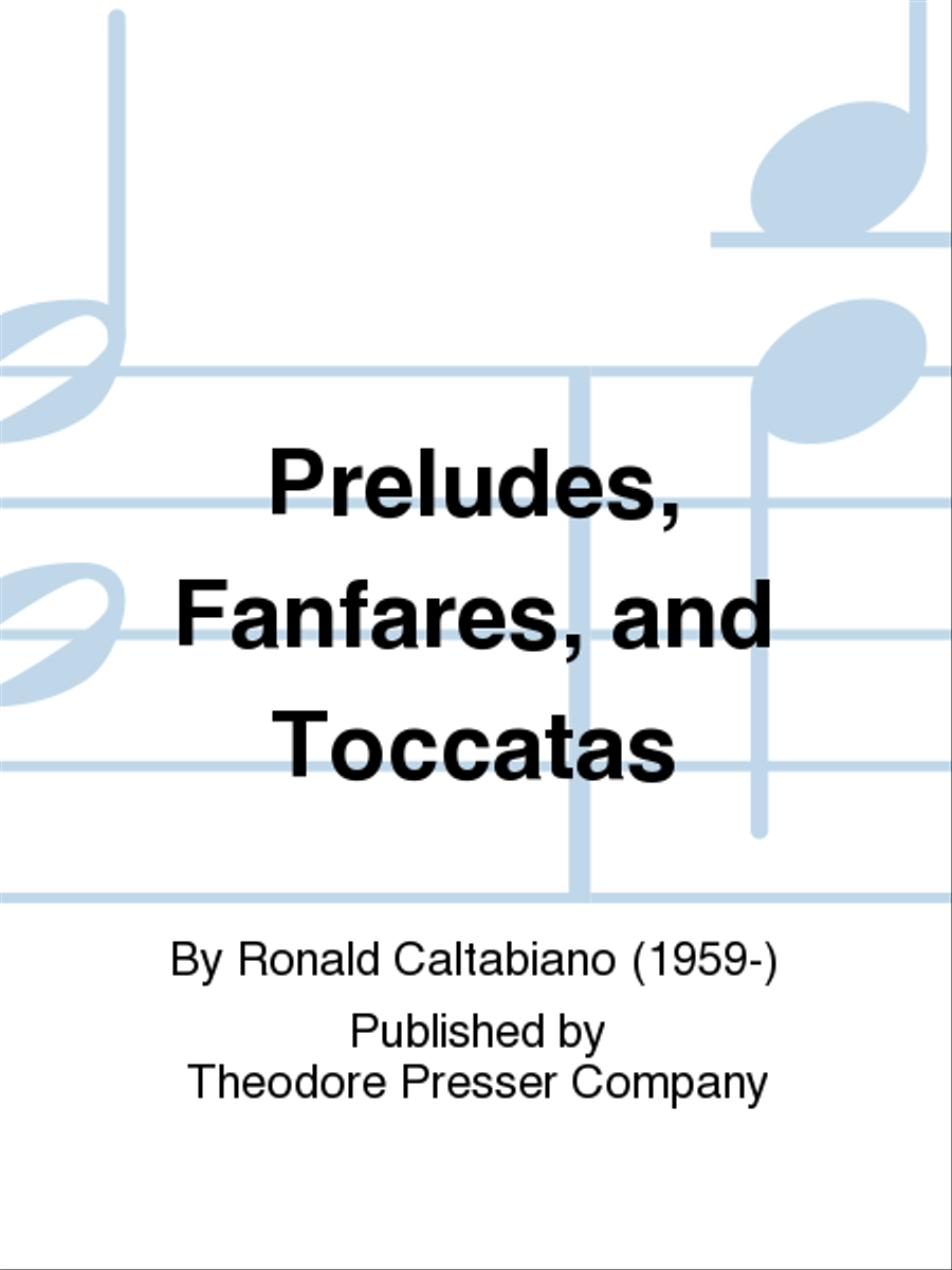 Preludes, Fanfares, And Toccatas Orchestra scores gallery preview page 1