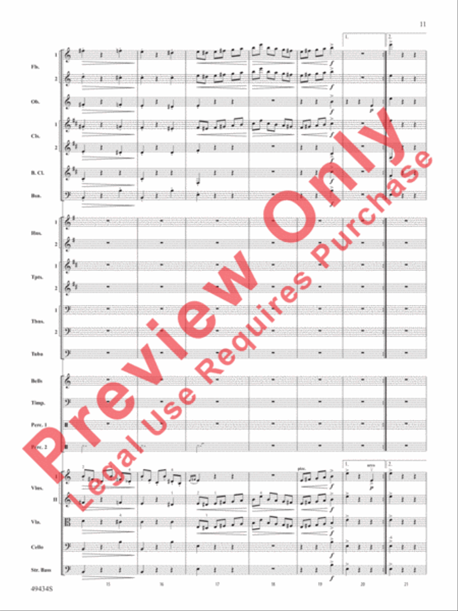 Peer Gynt Suite No.1, Op. 46 Full Orchestra scores gallery preview page 12