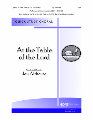 At the Table of the Lord