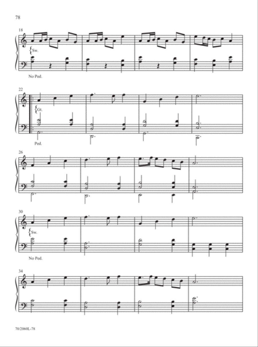Easy Organ Library, Vol. 62 Organ Solo scores gallery preview page 46