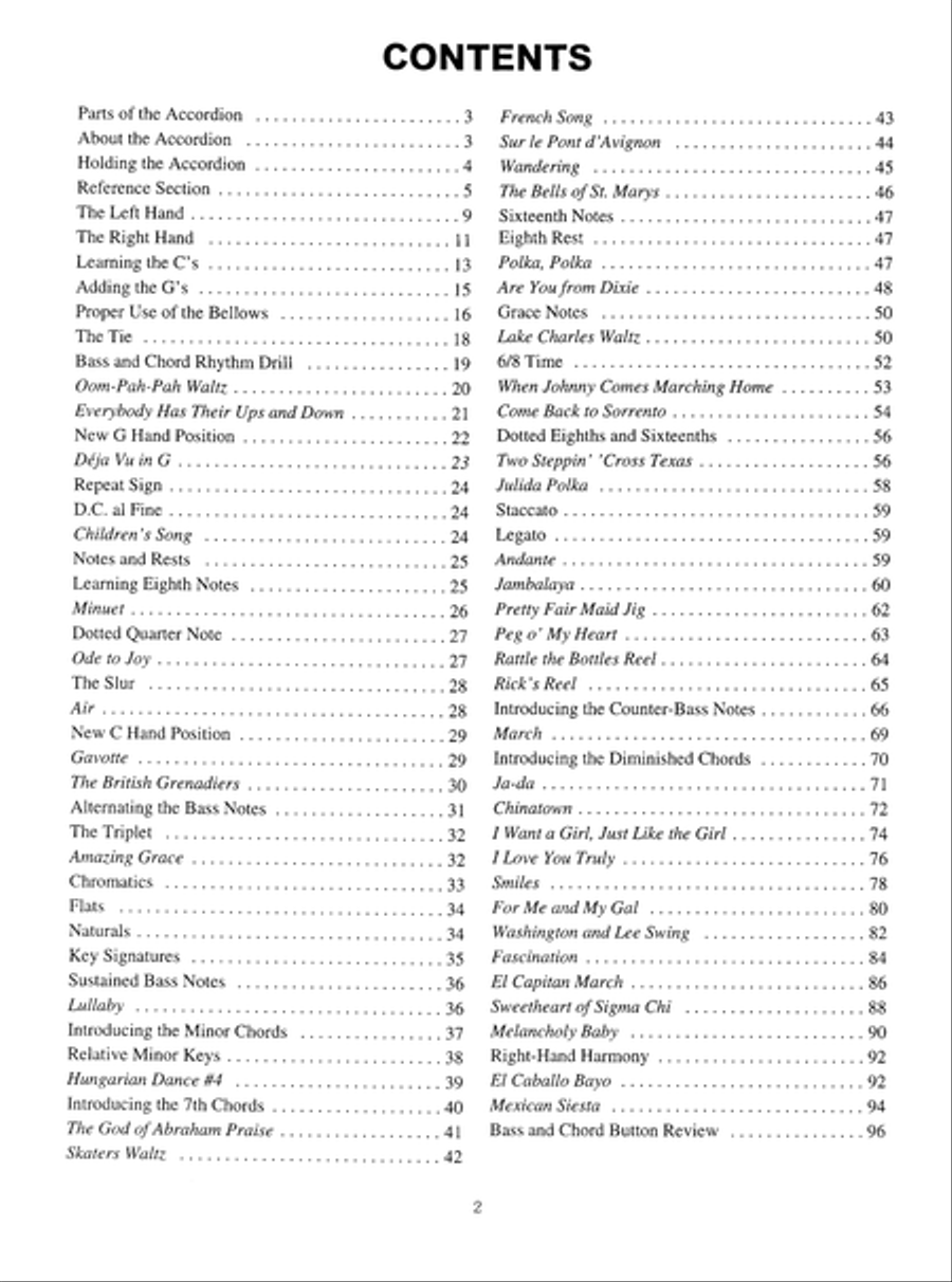You Can Teach Yourself Accordion Accordion scores gallery preview page 8