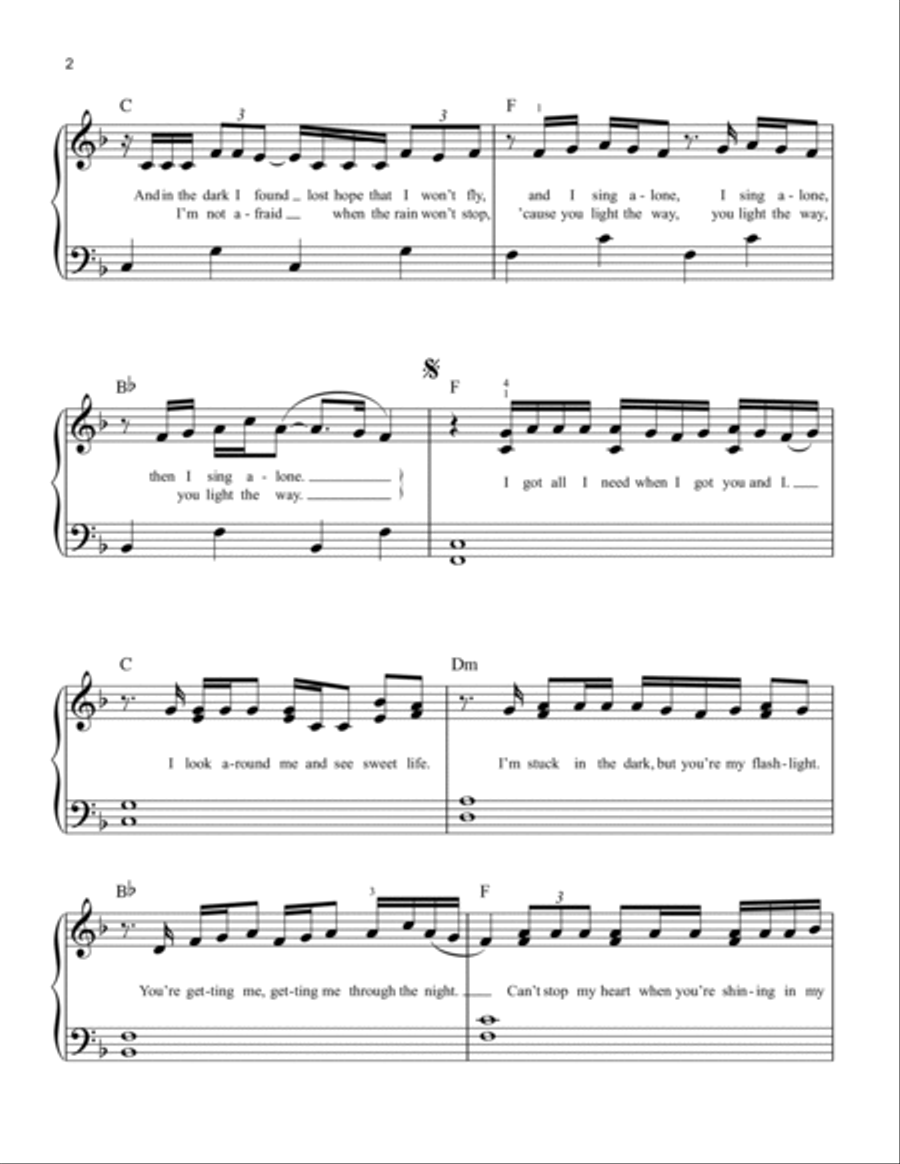 Flashlight A Cappella scores gallery preview page 2