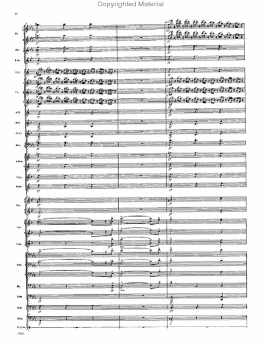 Pilgrim's Chorus Concert Band scores gallery preview page 12
