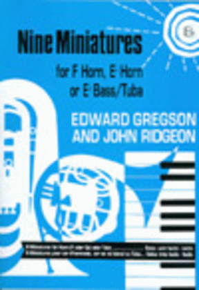 Book cover for Nine Miniatures for Eb Bass/Tuba (Treble Clef)