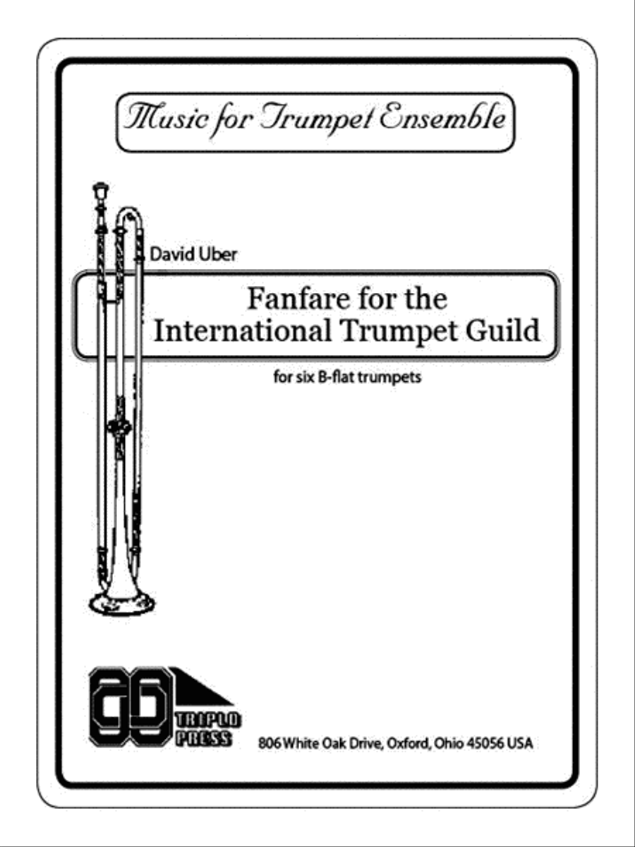 Fanfare for the International Trumpet Guild Small Ensemble scores gallery preview page 1
