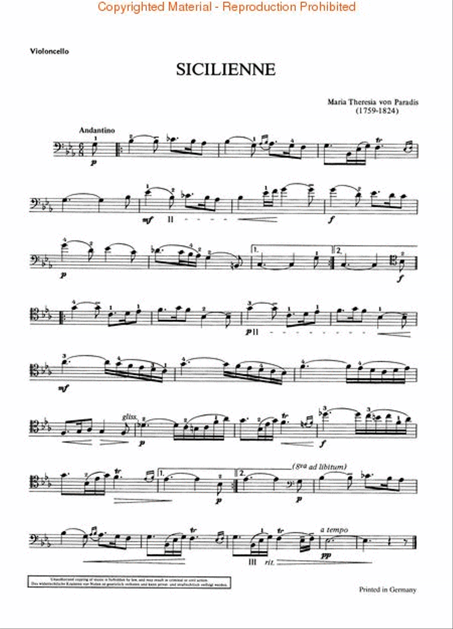 Sicilienne Piano Trio scores gallery preview page 4