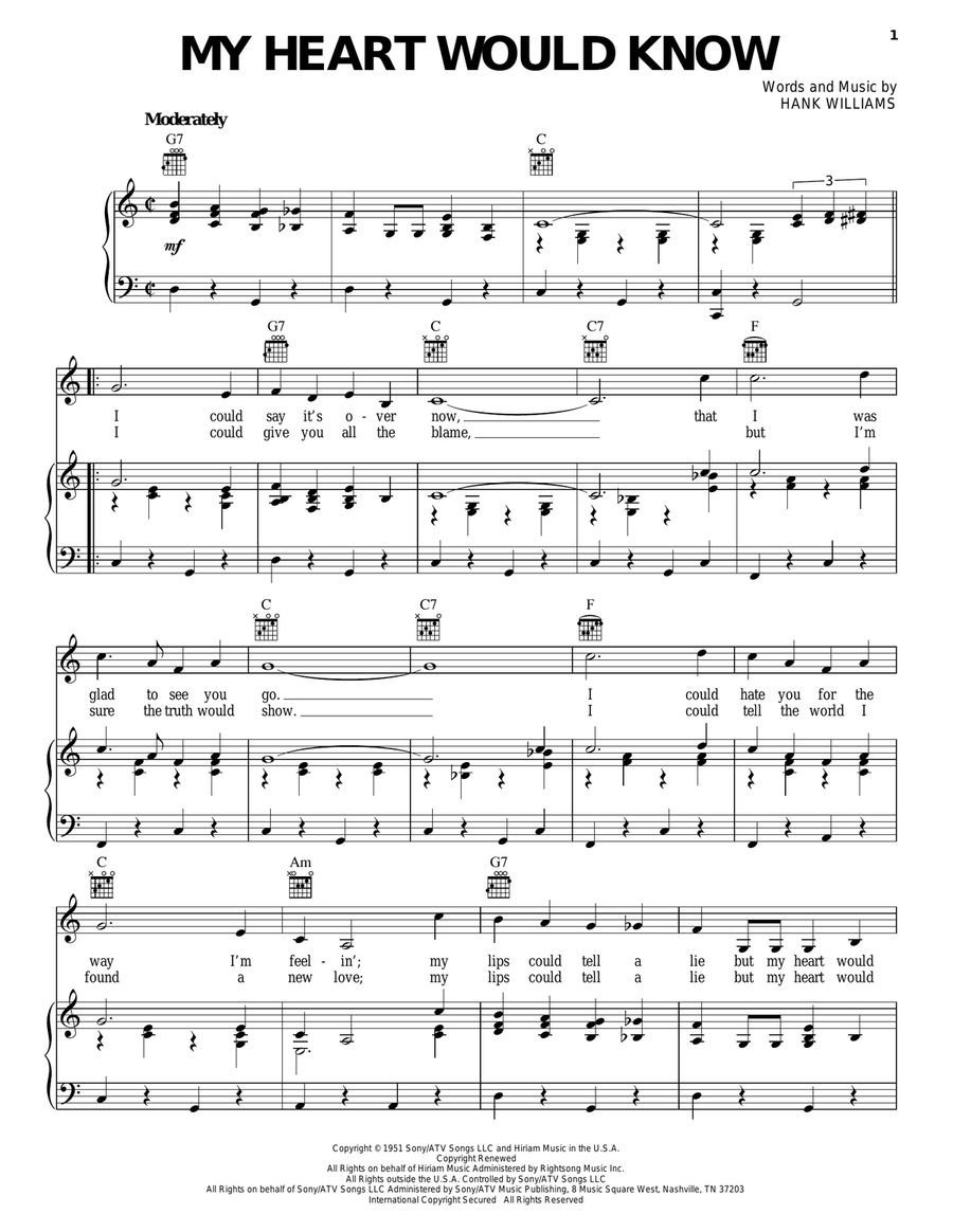 My Heart Would Know Acoustic Guitar scores gallery preview page 1