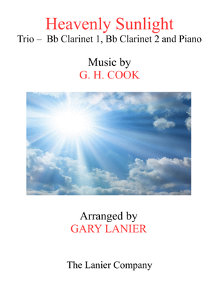 Book cover for HEAVENLY SUNLIGHT (Trio - Bb Clarinet 1, Bb Clarinet 2 & Piano with Score/Parts)