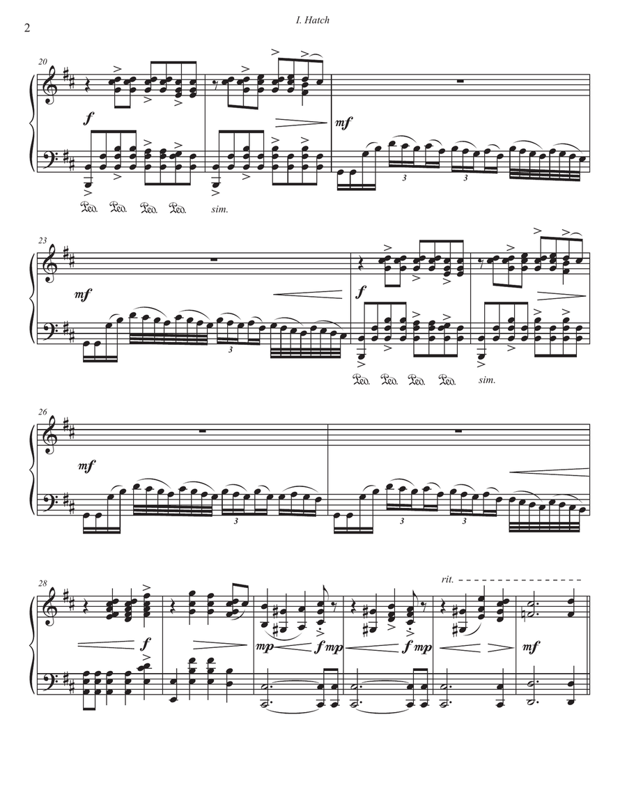 Year of the Dragon Piano Solo scores gallery preview page 4