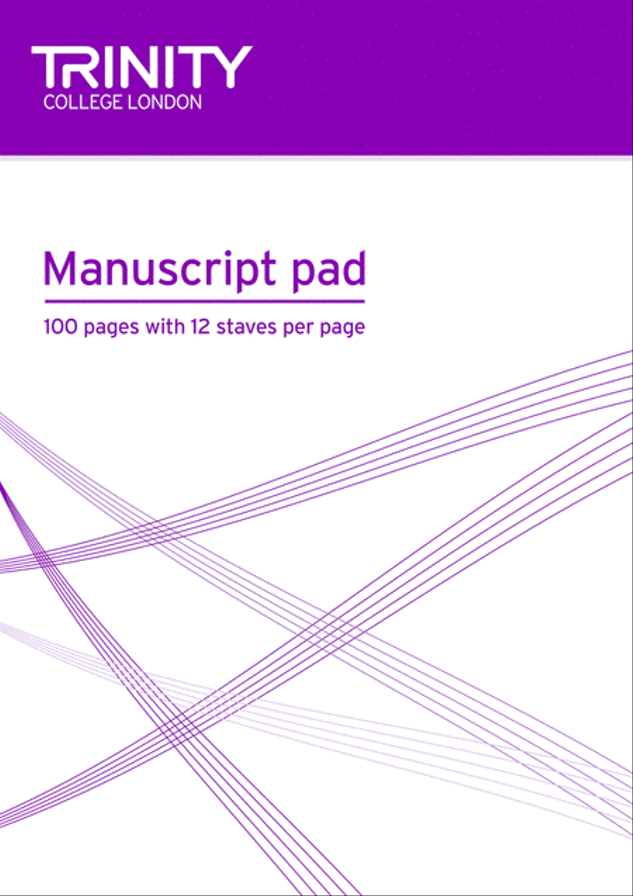 Manuscript Pad - A4, 12-stave, 100pp Staff Paper scores gallery preview page 1