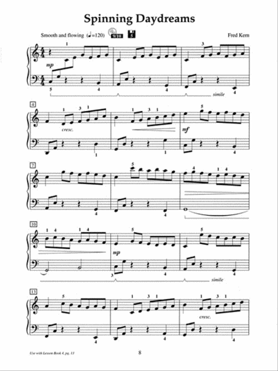 Piano Solos Book 4 Piano Method scores gallery preview page 4