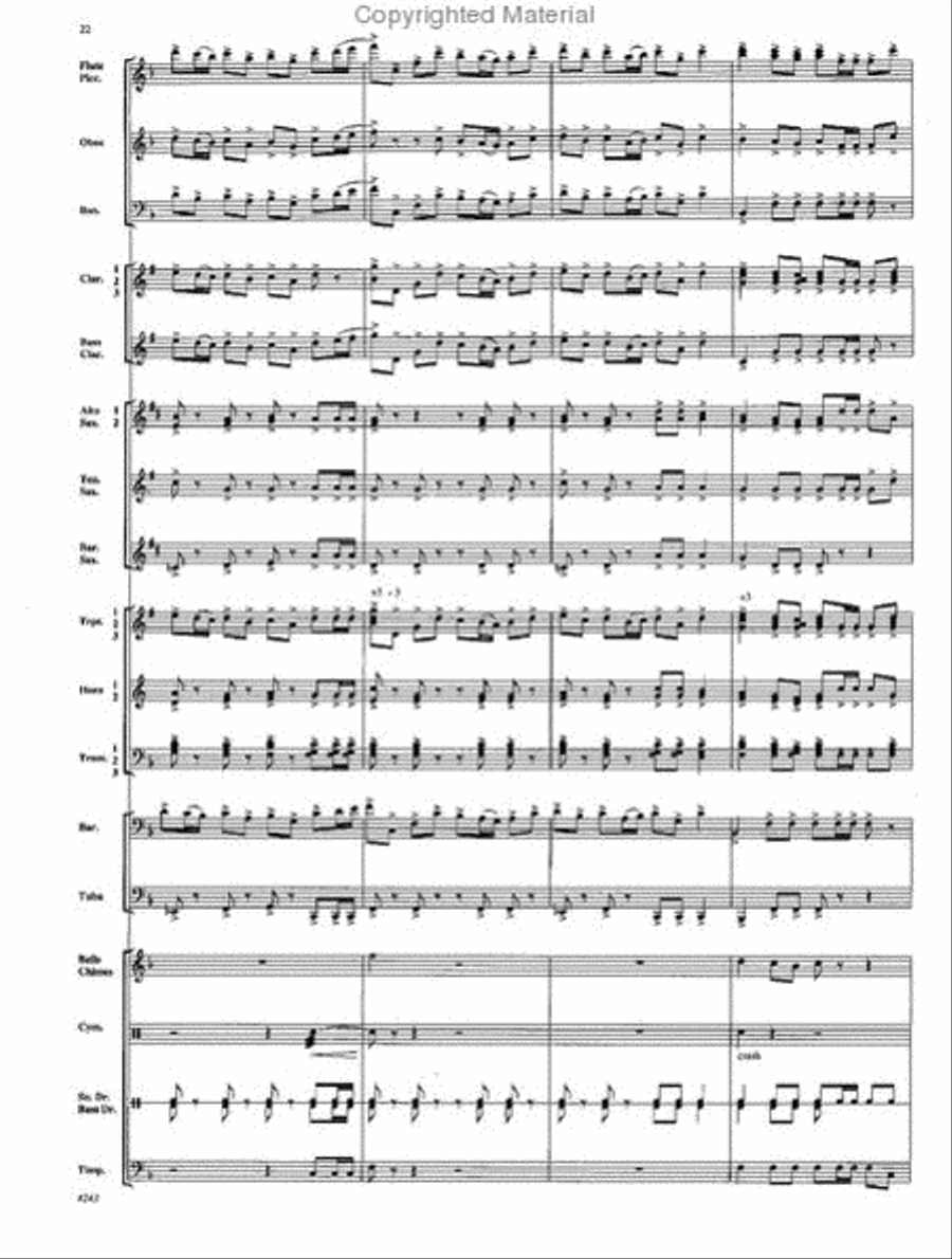 Encomium Encomium Concert Band scores gallery preview page 21