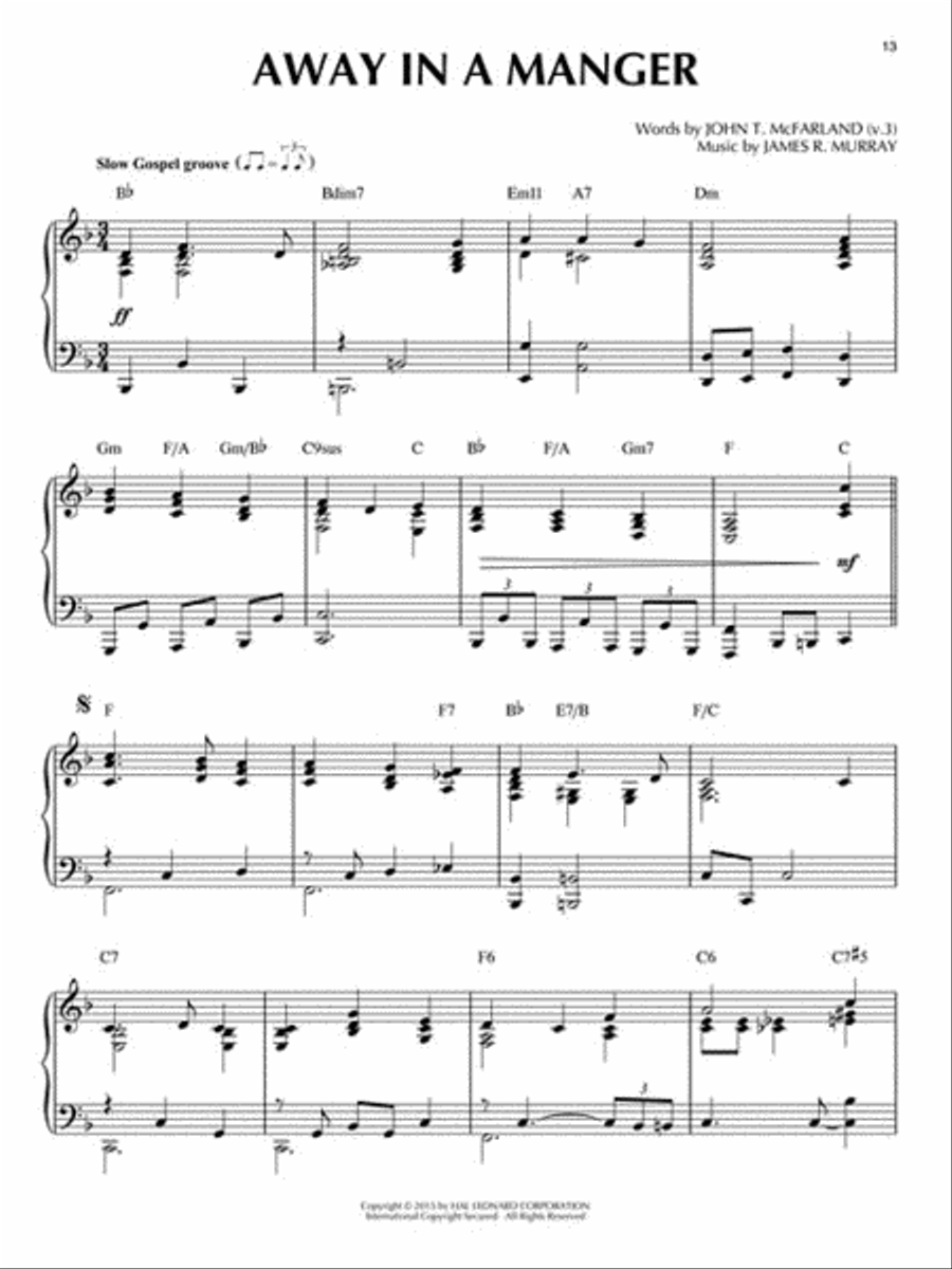 Sacred Christmas Carols Piano Solo scores gallery preview page 4