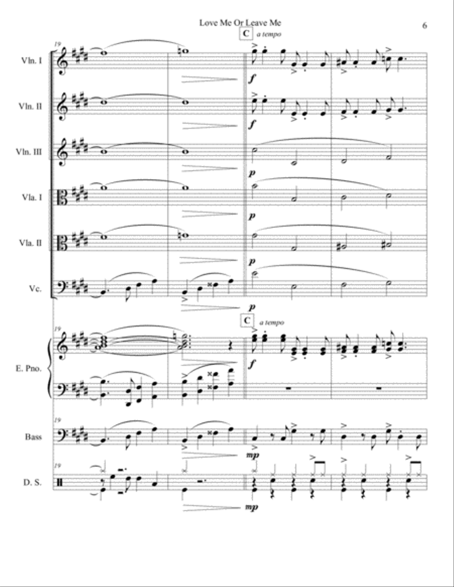 Love Me Or Leave Me Love Me Or Leave Me Set of Parts scores gallery preview page 6