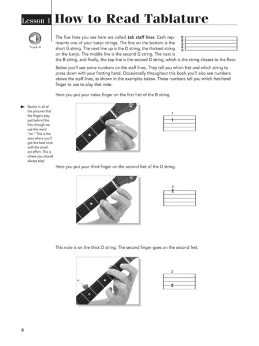 Play Banjo Today! Beginner's Pack Guitar Tablature scores gallery preview page 4
