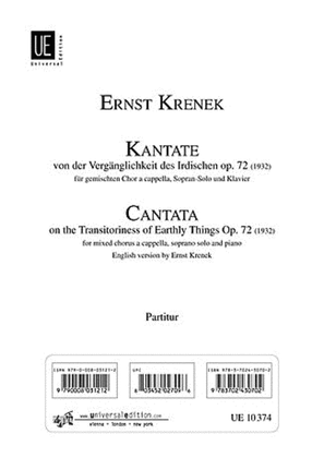 Kantate Verganglichkeit, Op. 72
