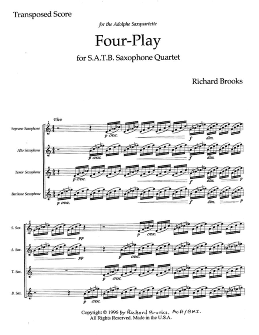 [Brooks] Four-Play